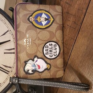 New with Tags Coach Disney Bad Girls Club Wristlet